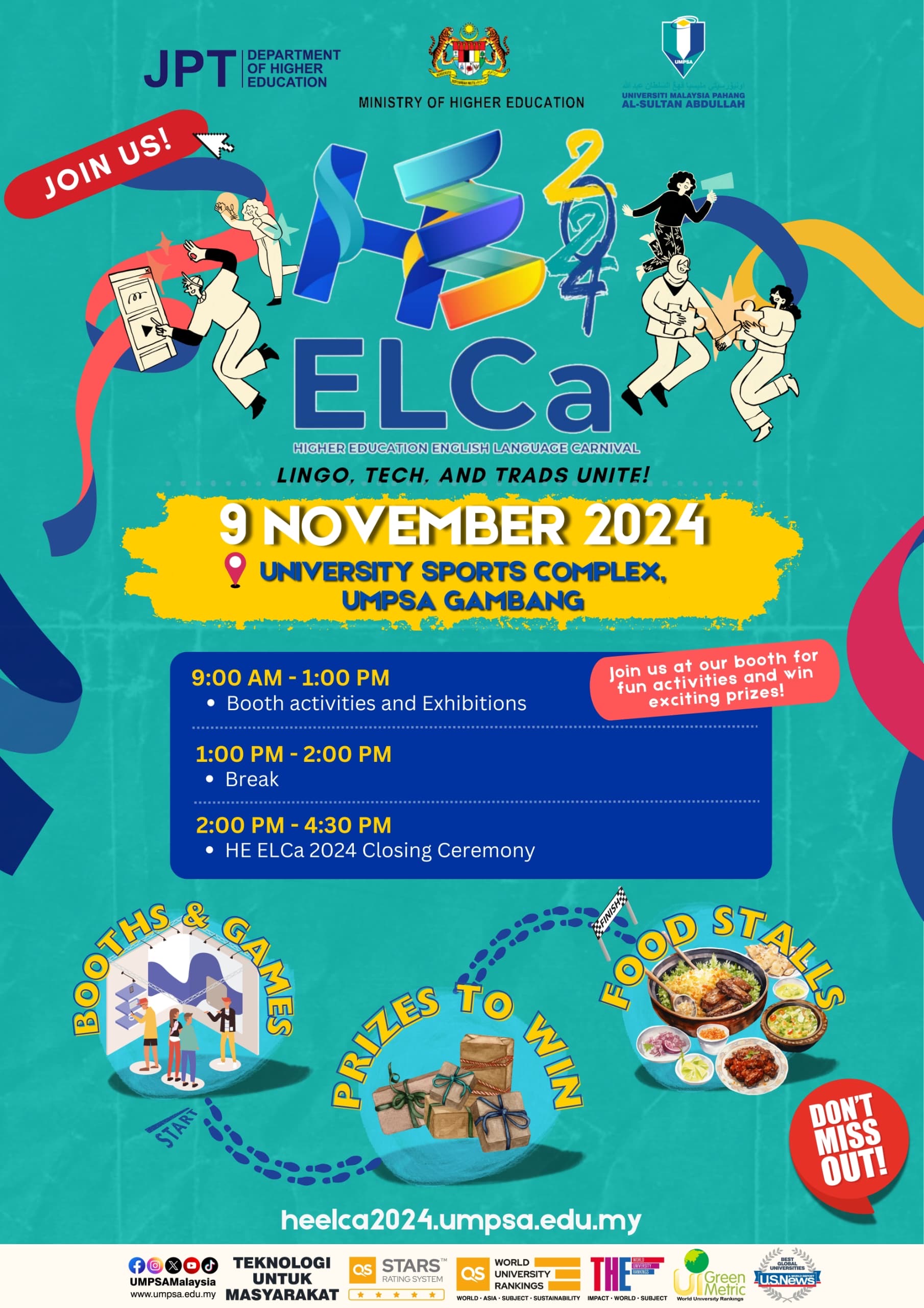 Higher Education English Language Carnival (HE ELCa) 2024