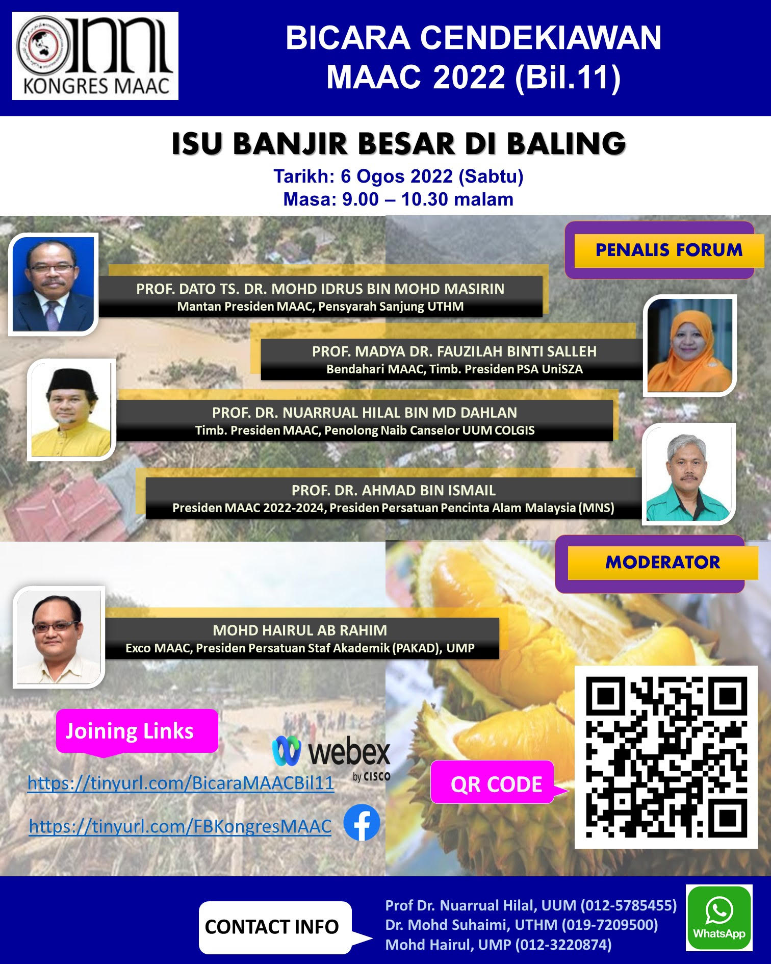 Bicara MAAC Bil. 11 (2022): ISU BANJIR BESAR DI BALING