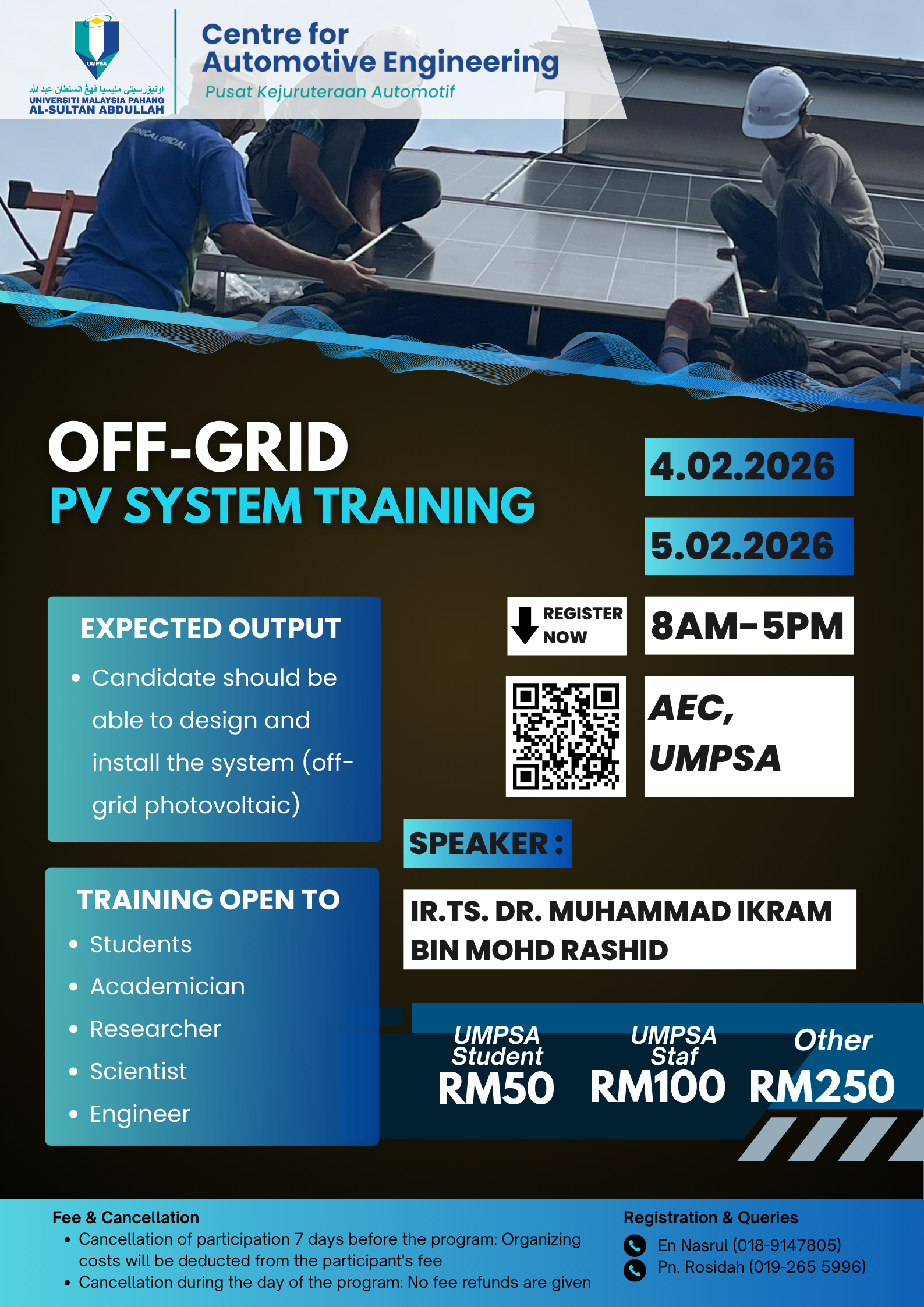 Power Your Skills with Off-Grid PV System Training