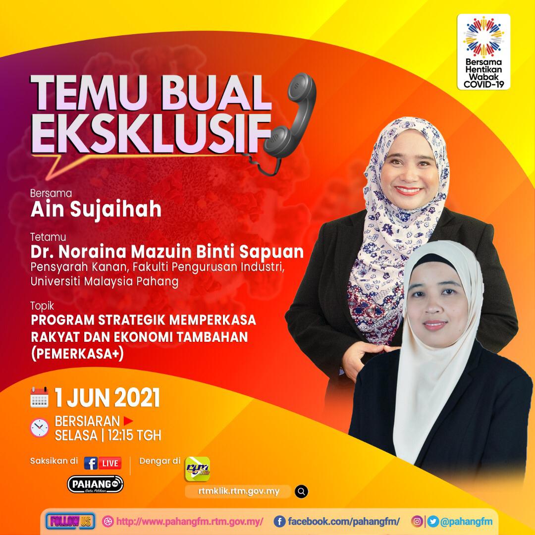 Bersama Ain Sujaihah & Dr. Noraina Mazuin binti Sapuan