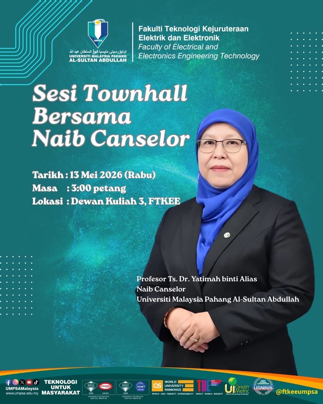 SESI TOWNHALL BERSAMA NAIB CANSELOR