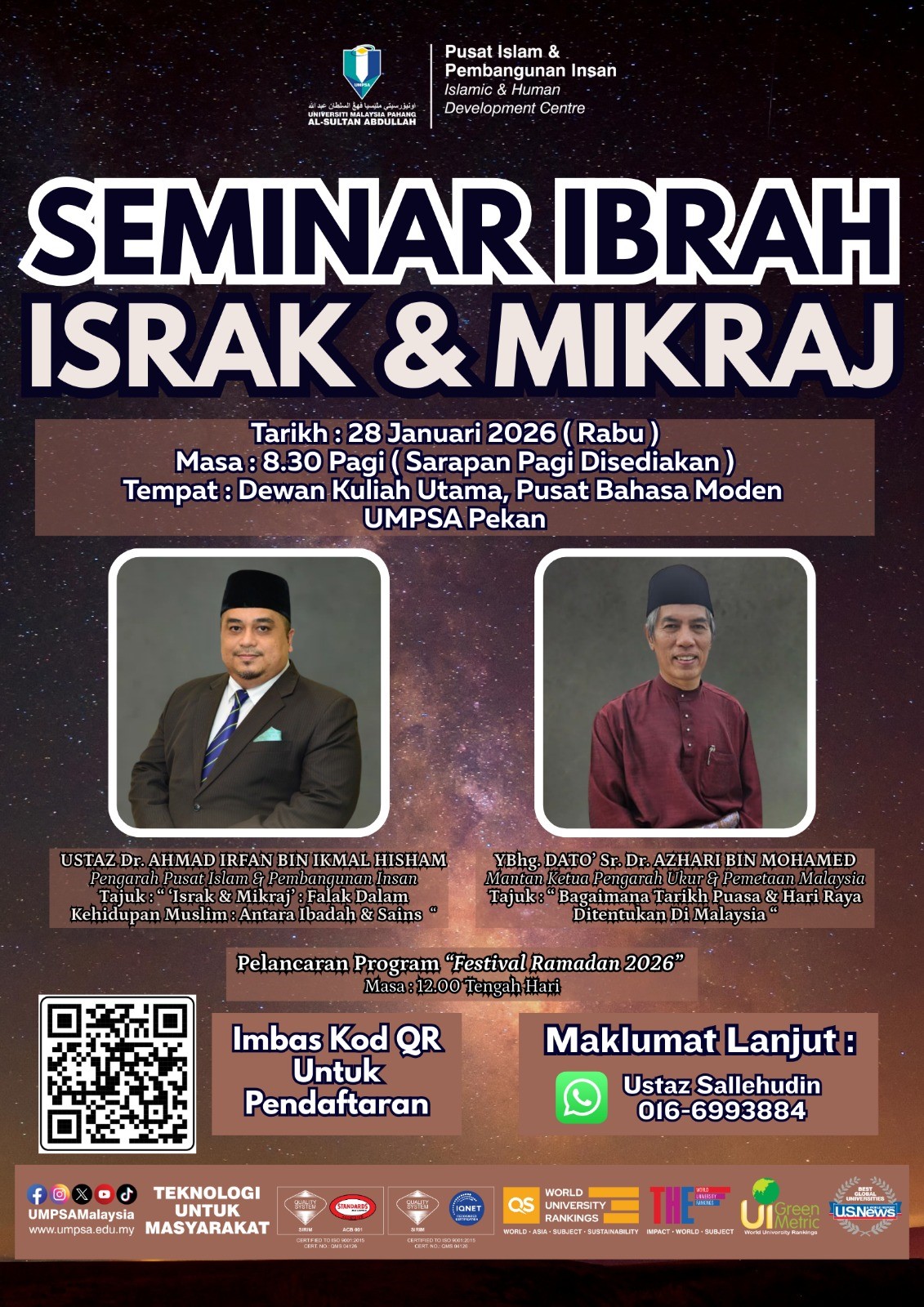  SEMINAR IBRAH ISRAK MIKRAJ 2026