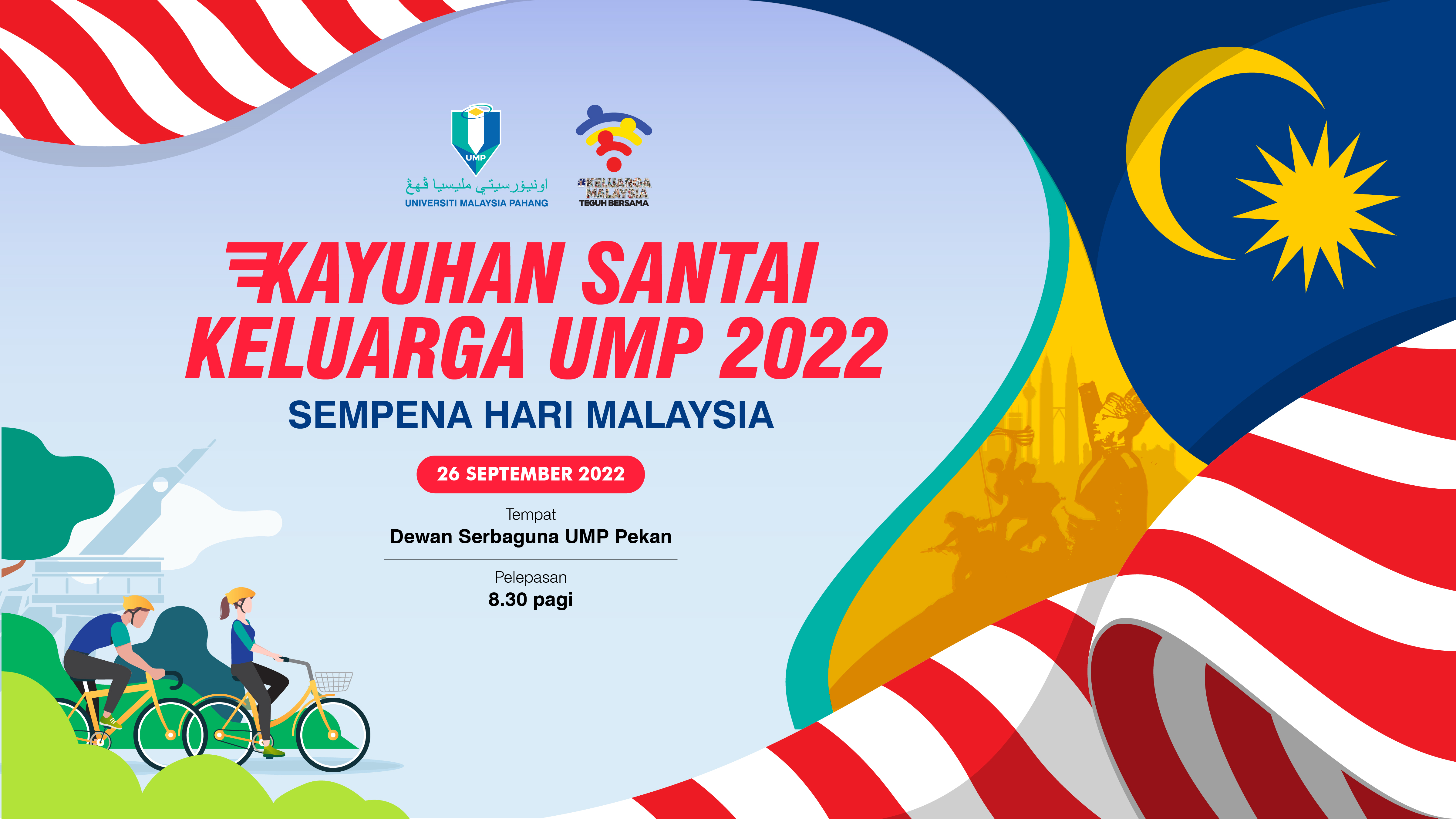 Kayuhan Santai Keluarga UMP 2022 Sempena Hari Malaysia