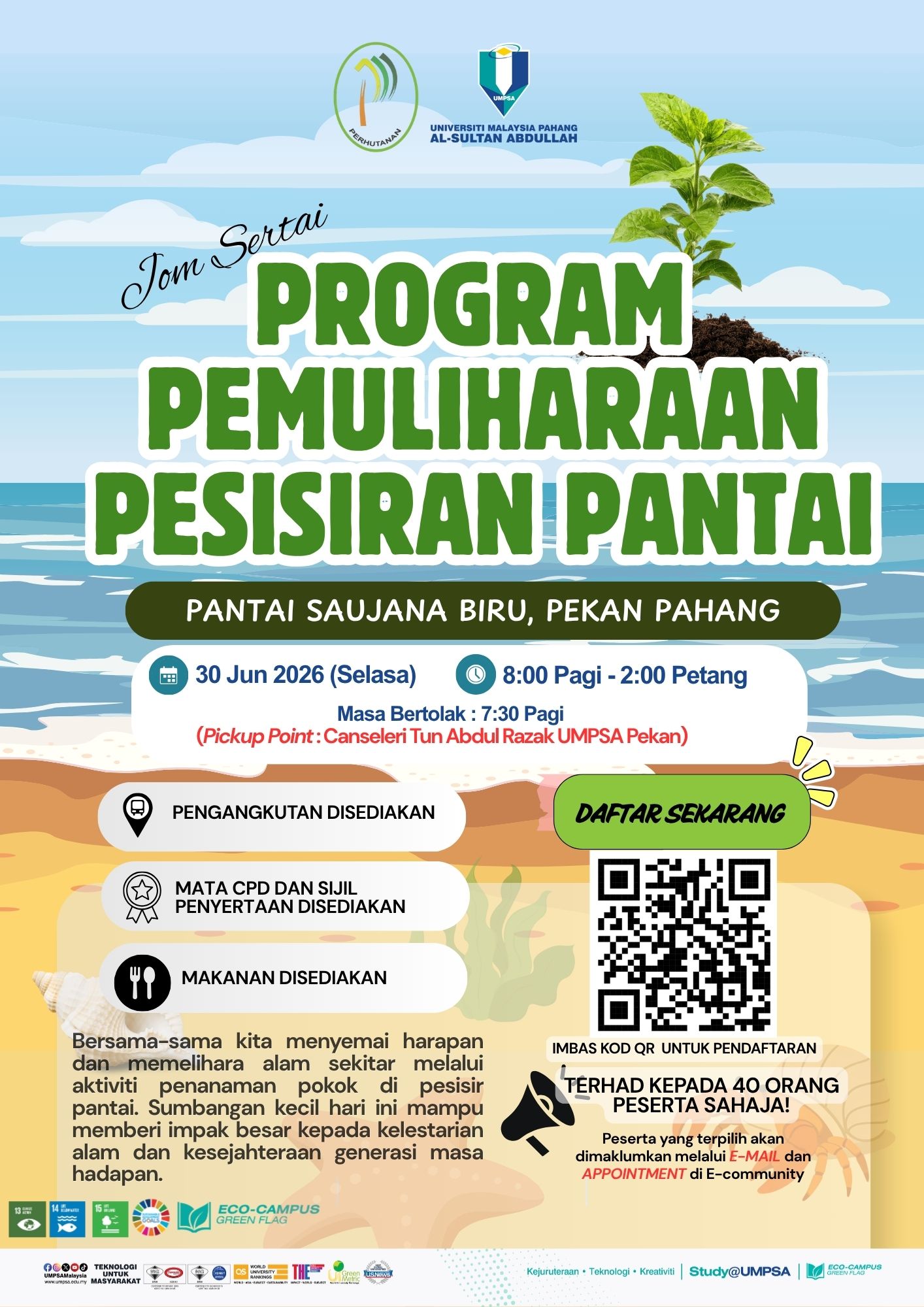 PROGRAM PEMULIHARAAN PERSISIRAN PANTAI