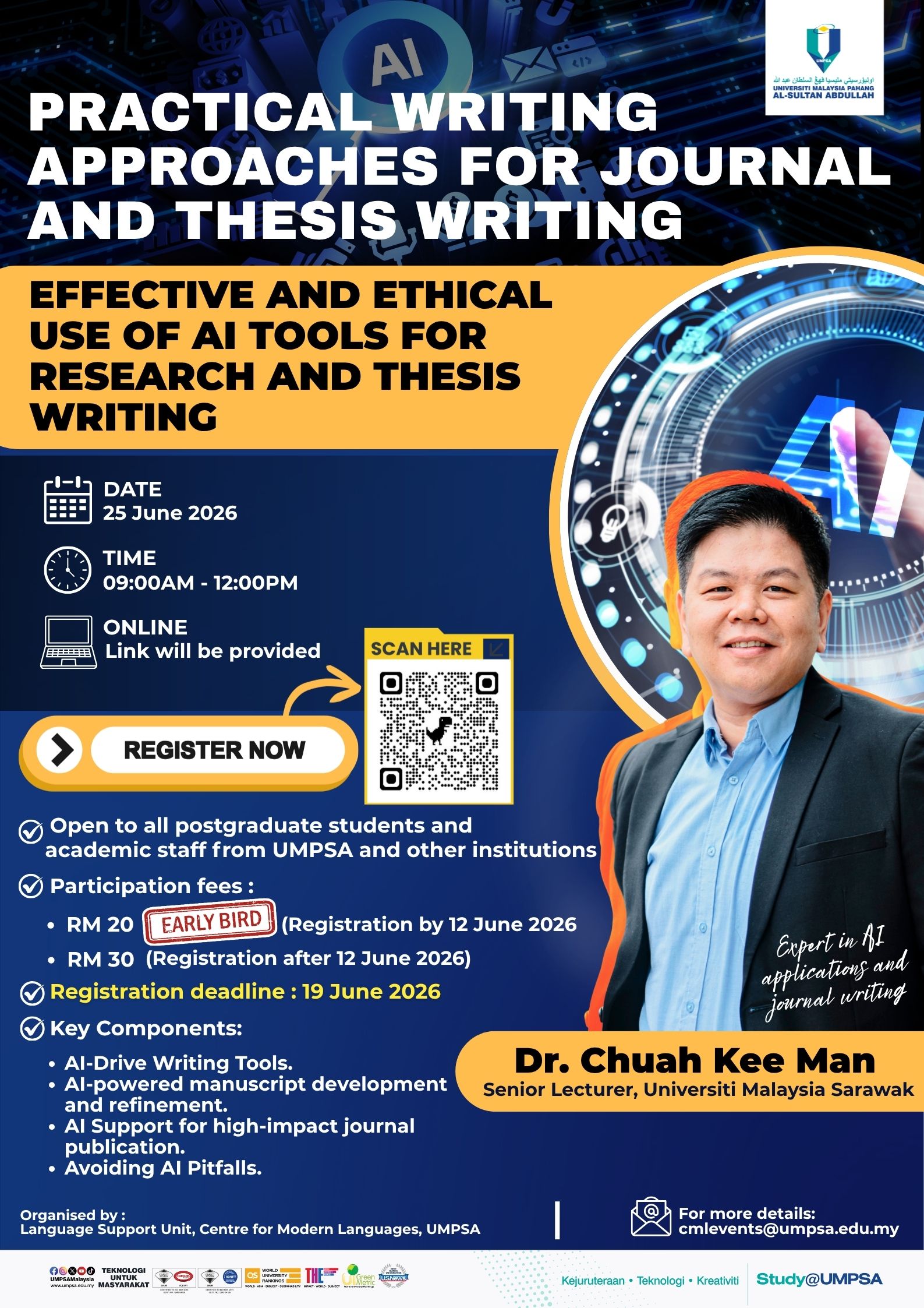 PRACTICAL WRITING APPROACHES FOR JOURNAL AND THESIS WRITING 2026 : EFFECTIVE AND ETHICAL YSE OF AI TOOLS FOR RESEARCH AND THESIS WRITING