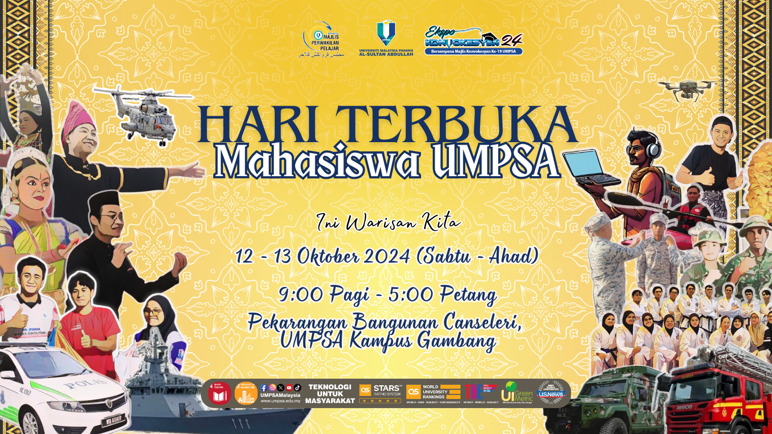 HARI TERBUKA MAHASISWA : INI WARISAN KITA