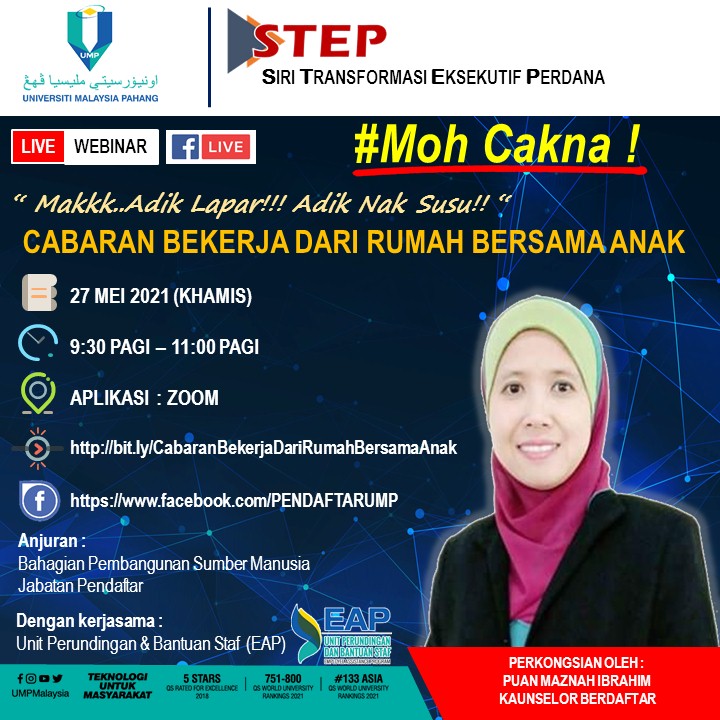 Bersama Puan Maznah Ibrahim ( Kaunselor Berdaftar)