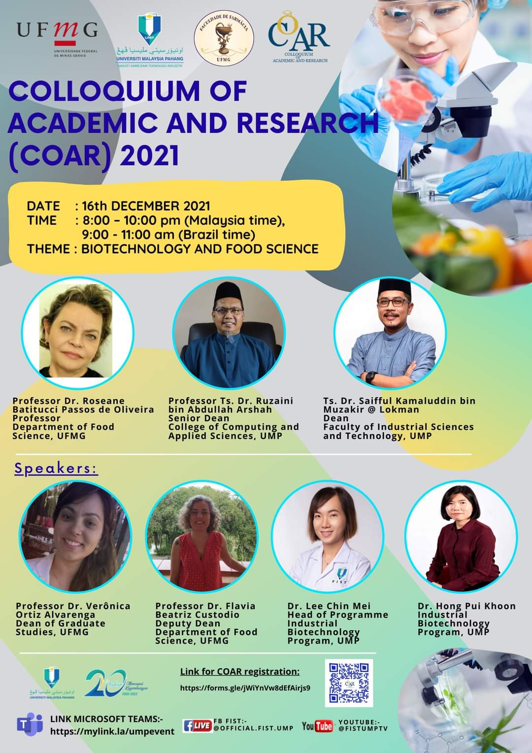 Colloquium of Academic and Research (COAR) 2021