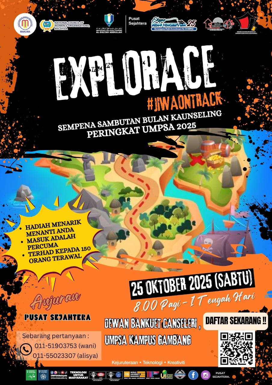 UMPSA EXPLORACE: #JIWA ON TRACK