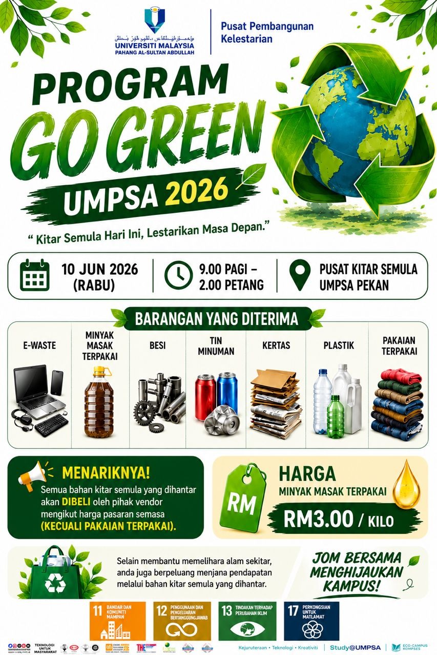 PROGRAM GO GREEN UMPSA 2026 ♻️🌱