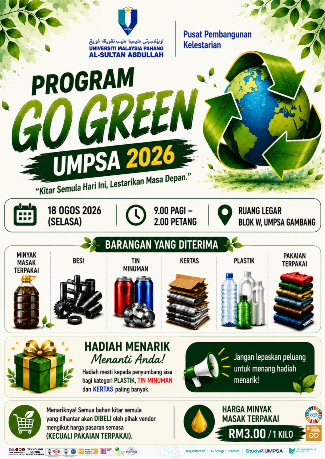  PROGRAM GO GREEN UMPSA SIRI 2/2026
