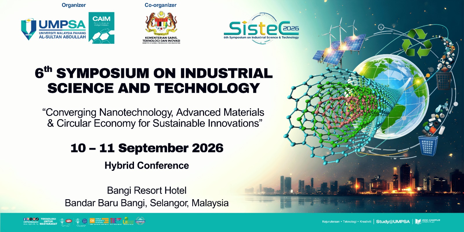 6th Symposium on Industrial Science and Technology, SISTEC 2026