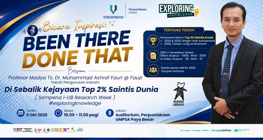  BICARA INSPIRASI ‘BEEN THERE, DONE THAT’