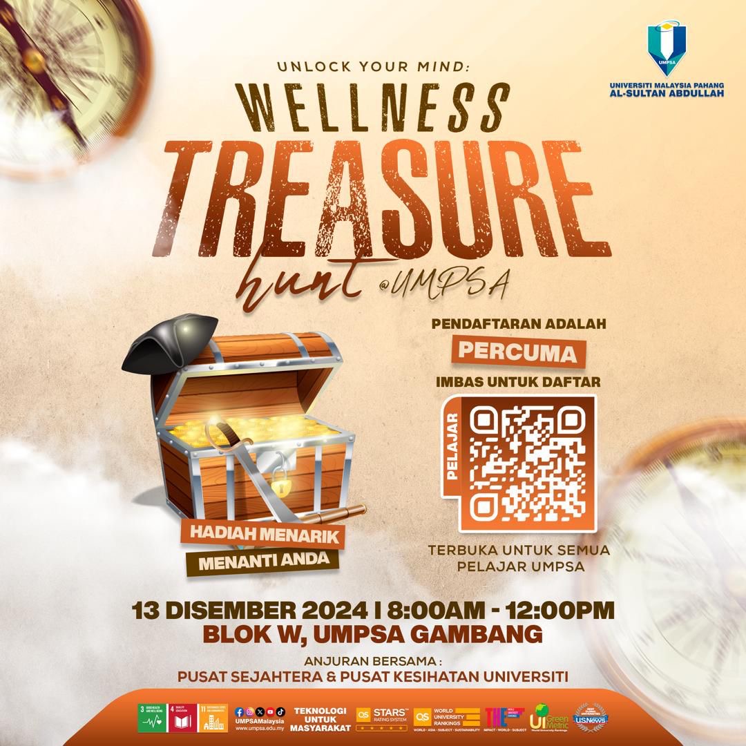 UNLOCK YOUR MIND : WELNESS TREASURE HUNT UMPSA