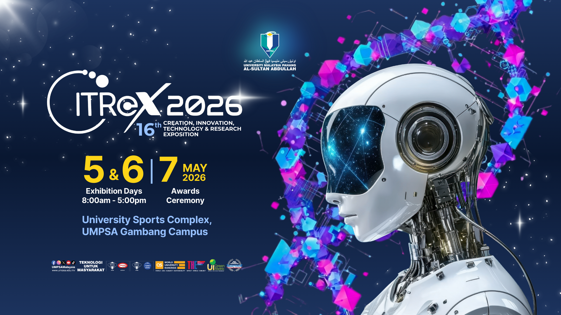 16th CREATION, INNOVATION, TECHNOLOGY & RESEARCH EXPOSITION (CITREX 2026)