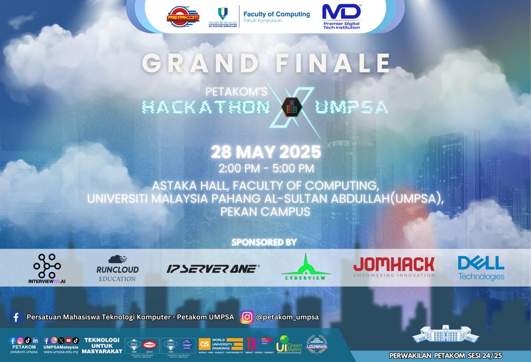 GRAND FINALE PETAKOM’S HACKATON X UMPSA