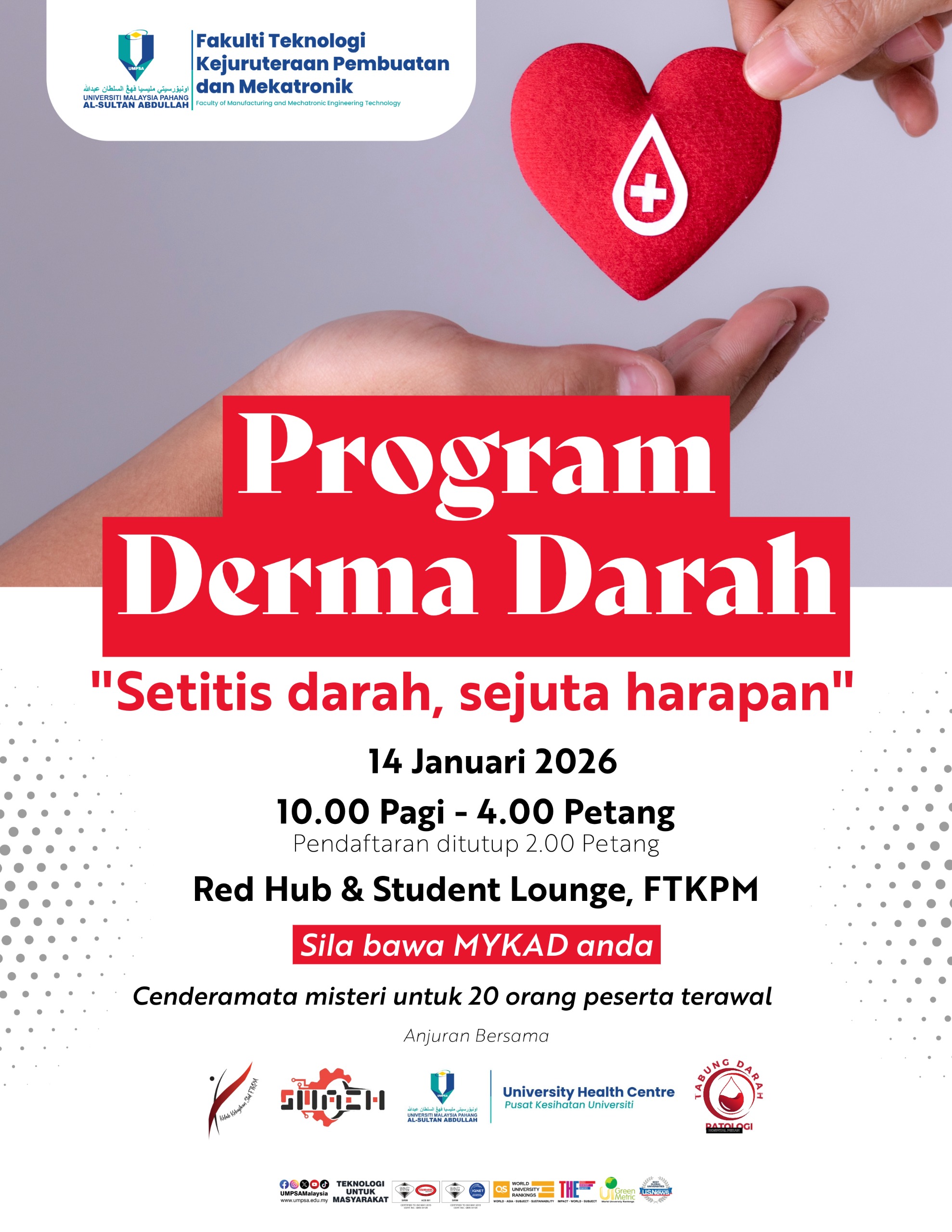 KEMPEN DERMA DARAH "SETITIS DARAH, SEJUTA HARAPAN"