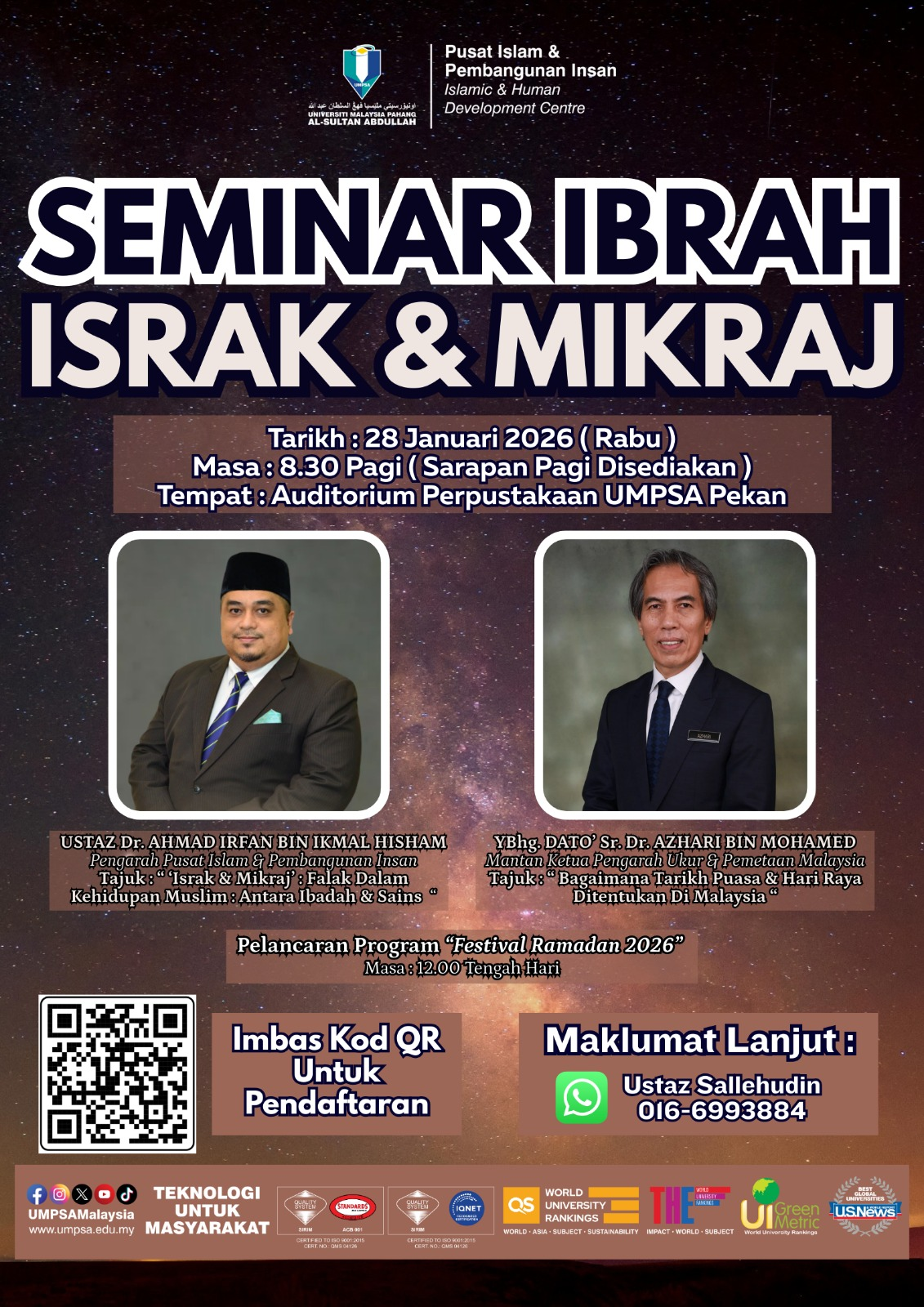  SEMINAR IBRAH ISRAK MIKRAJ 2026