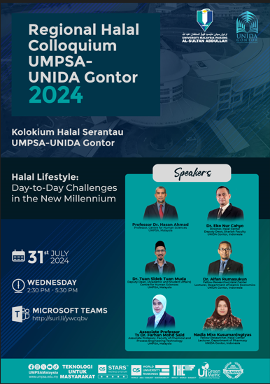 REGIONAL HALAL COLLOQUIUM UMPSA-UNIDA GONTOR