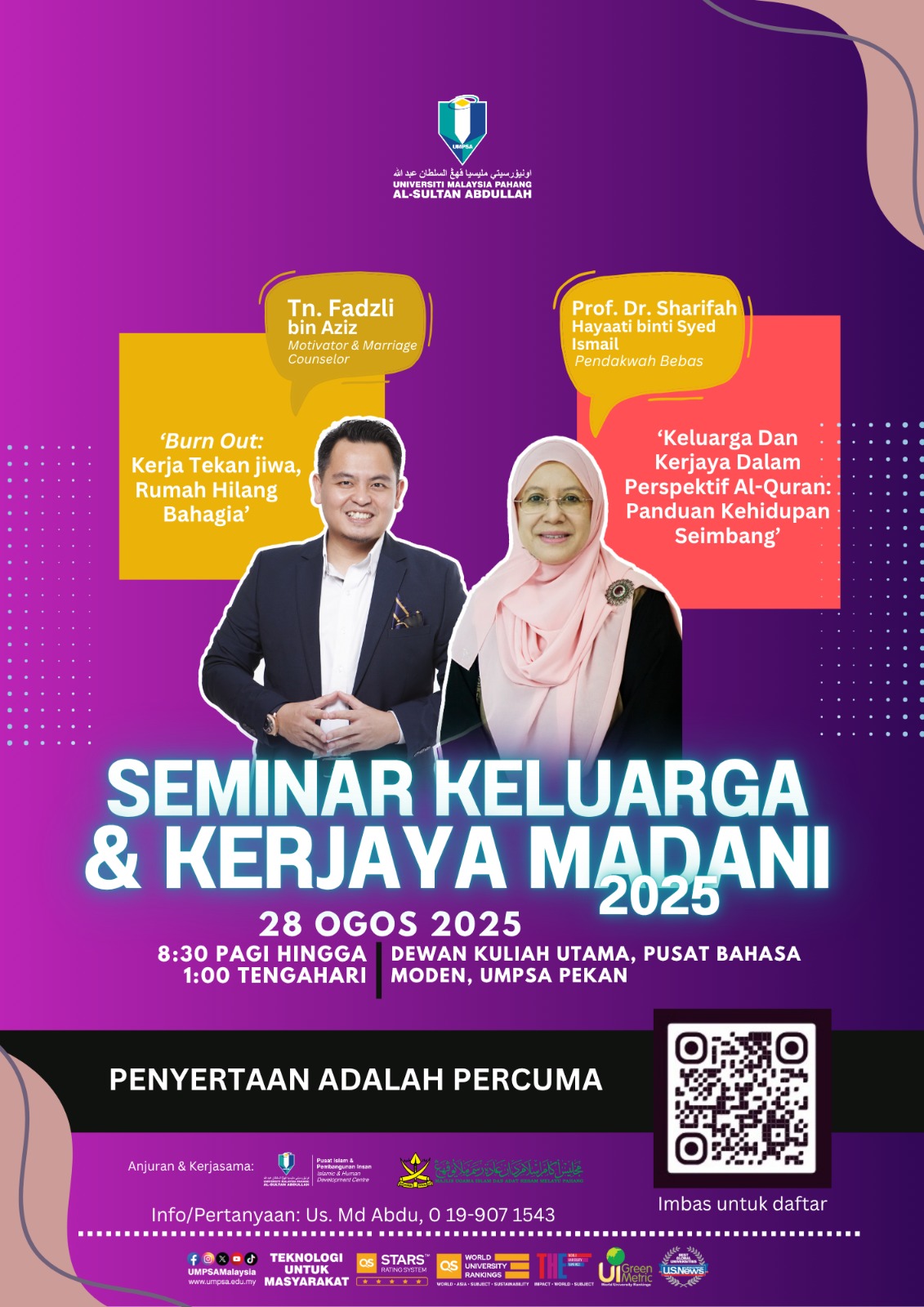  SEMINAR KELUARGA & KERJAYA MADANI 2025