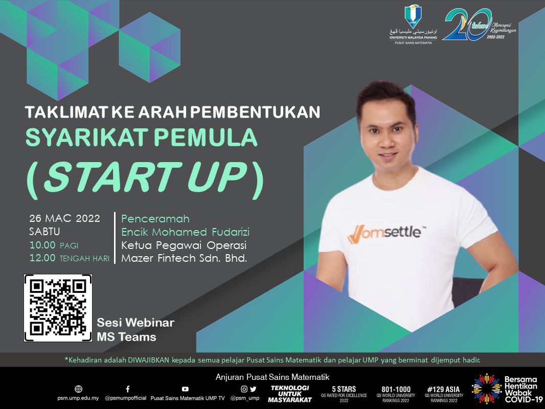 Bersama Encik Mohamed Fudarizi, Ketua Pegawai Operasi Mazer Fintech Sdn.Bhd