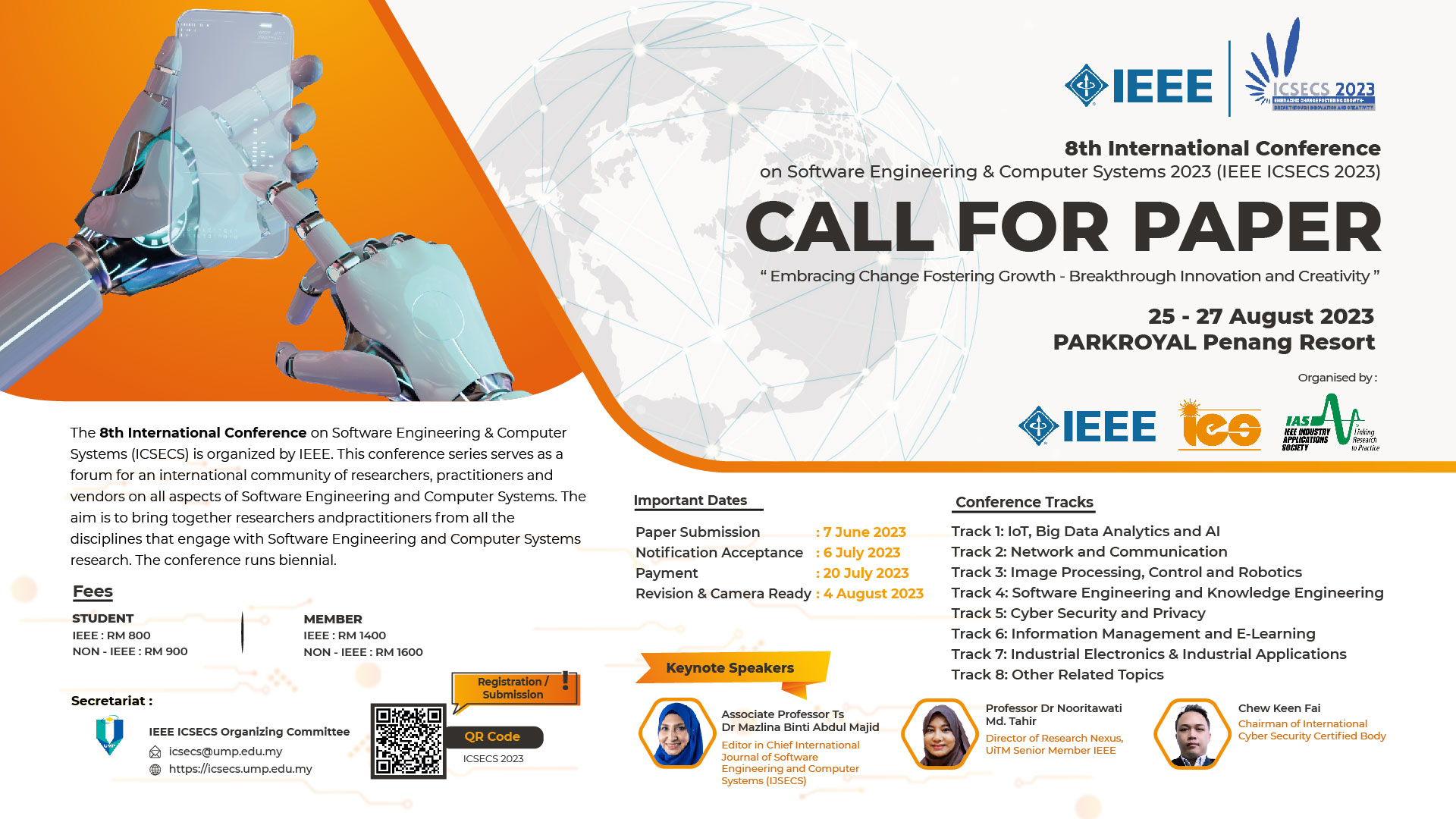 8th International Conference on Software Engineering and Computer Systems (ICSECS 2023) 