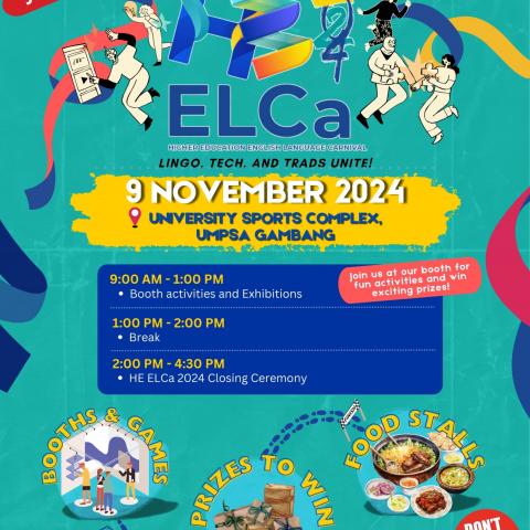 Higher Education English Language Carnival (HE ELCa) 2024