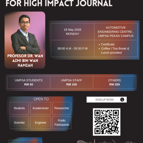 SCIENTIFIC WRITING WORKSHOP FOR HIGH IMPACT JOURNAL