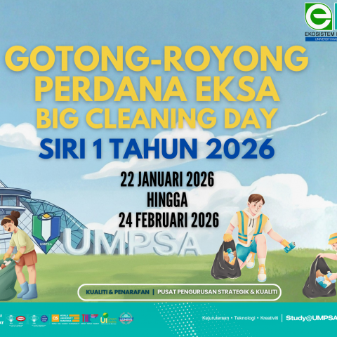 GOTONG-ROYONG PERDANA EKSA "BIG CLEANING DAY" SIRI 1 TAHUN 2026