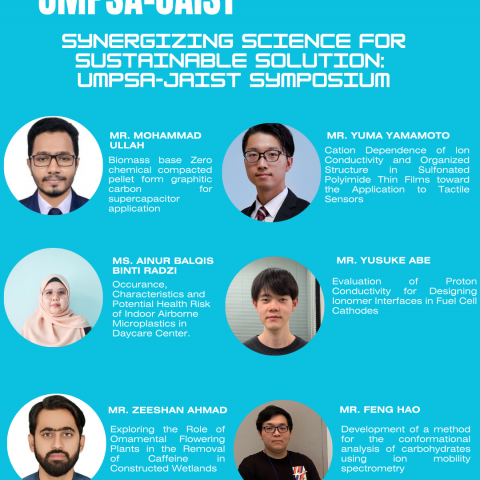 MINI SYMPOSIUM UMPSA-JAPAN ADVANCED INSTITUTE OF SCIENCE AND TECHNOLOGY (JAIST)
