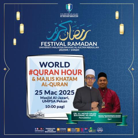 WORLD #QURAN HOUR & MAJLIS KHATAM AL-QURAN 2025