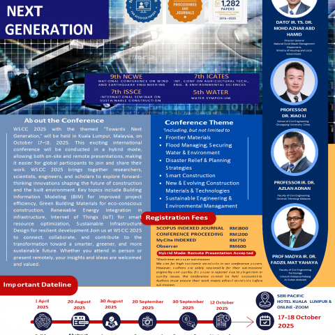 World Sustainable Construction Conference Series 2025 (WSCC 2025) 