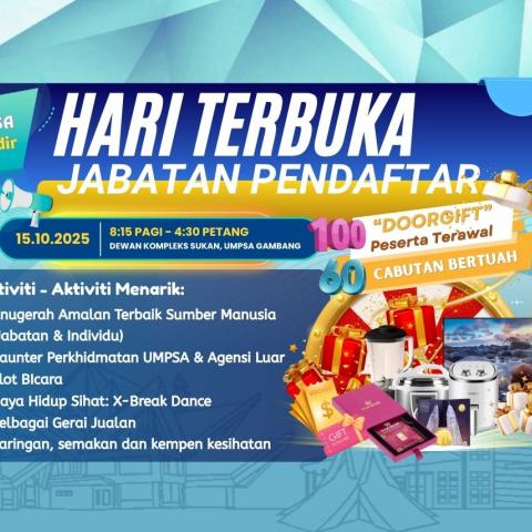 HARI TERBUKA JABATAN PENDAFTAR