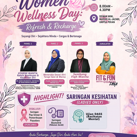 JEMPUTAN KE PROGRAM WOMEN WELLNESS DAY 2026