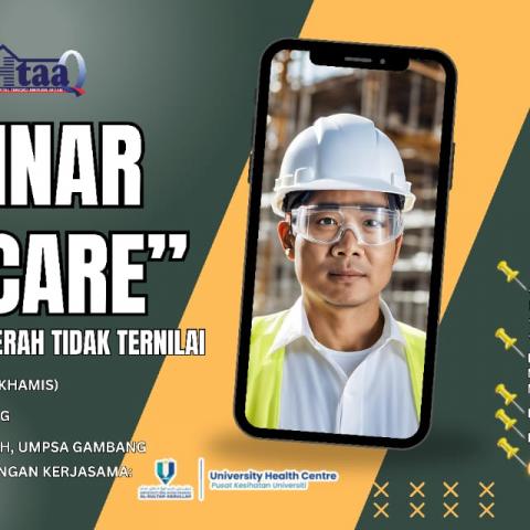 SEMINAR "EYE-CARE" SAYANGI MATA : ANUGERAH TIDAK TERNILAI
