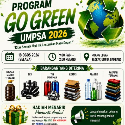  PROGRAM GO GREEN UMPSA SIRI 2/2026