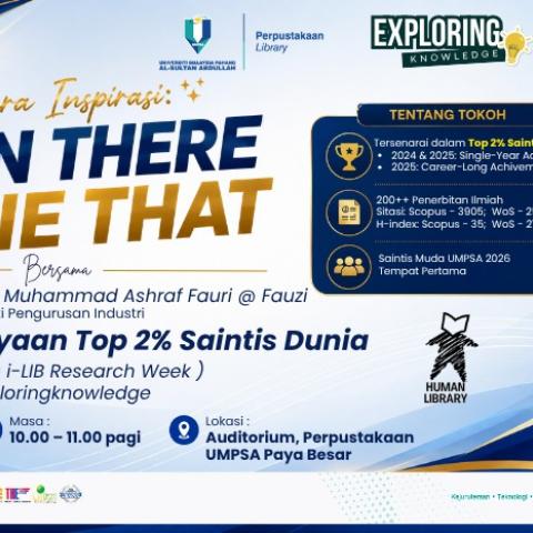  BICARA INSPIRASI ‘BEEN THERE, DONE THAT’
