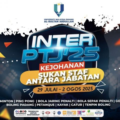 INTER PTJ” 25 KEJOHANAN SUKAN STAF ANTARA JABATAN