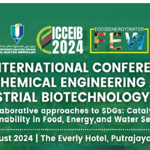 7th INTERNATIONAL CONFERENCE OF CHEMICAL ENGINEERING AND INDUSTRIAL BIOTECHNOLOGY 2024