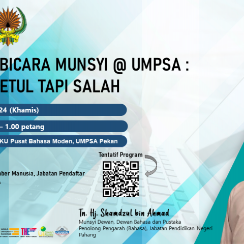 PROGRAM BICARA MUNSYI @ UMPSA : NAMPAK BETUL TAPI SALAH