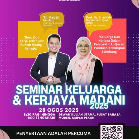  SEMINAR KELUARGA & KERJAYA MADANI 2025